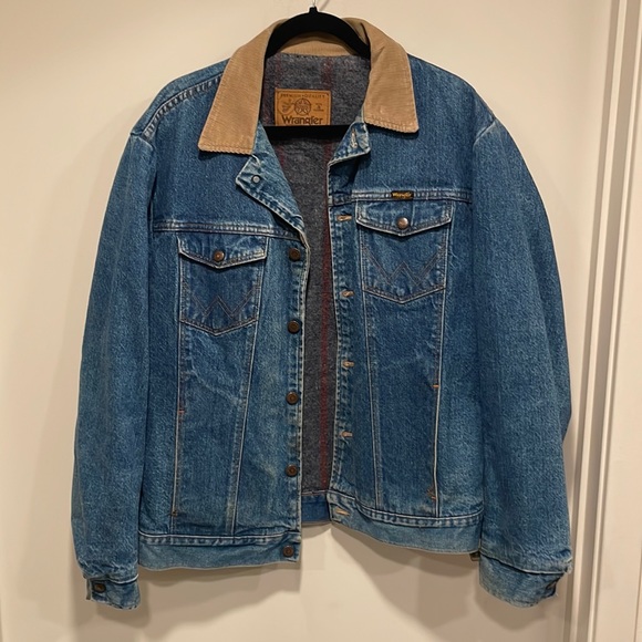 Men’s Wrangler Denim Jacket - Picture 1 of 7